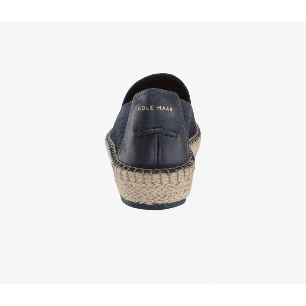 Cole Haan Women's Navy Blue Cloudfeel Stitchlite Espadrille Loafer Size 8.5 NWOT